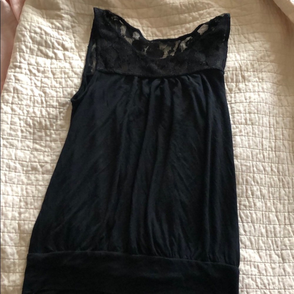 High neck tank top